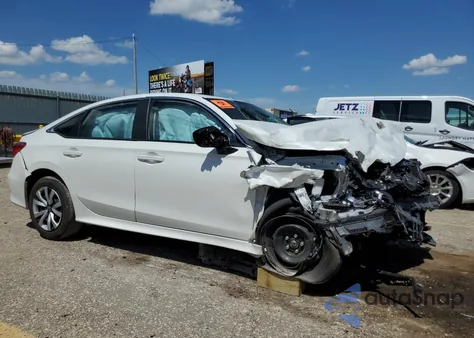 2024 Honda Civic Lx из США, поврежденный, VIN 2HGFE2F20RH591053